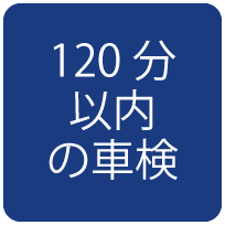 120分以内の車検